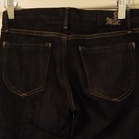 Gold Sign Misfit Dark straight leg jeans size 25 - Picture 4 of 9